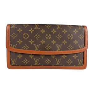 Louis Vuitton Monogram Dame clutch bag brown canvas